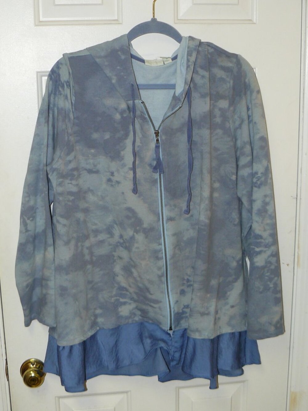 LOGO Lounge by Lori Goldstein French Terry Zip Front Hoodie XL